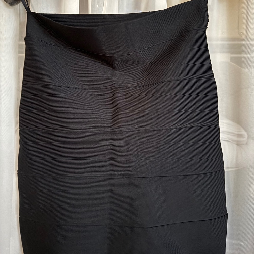 BCBG Max Azria Black Bandage Bodycon Skirt High Waist